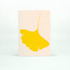A Ginkgo Pop No. 6 Greeting Card from modern stationery brand Common Modern