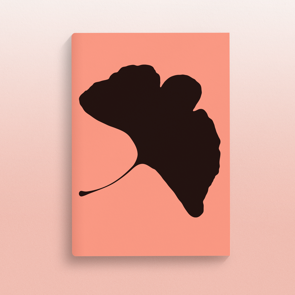 A Ginkgo Pop No. 3 A5 Dot Grid Notebook from modern stationery brand Common Modern