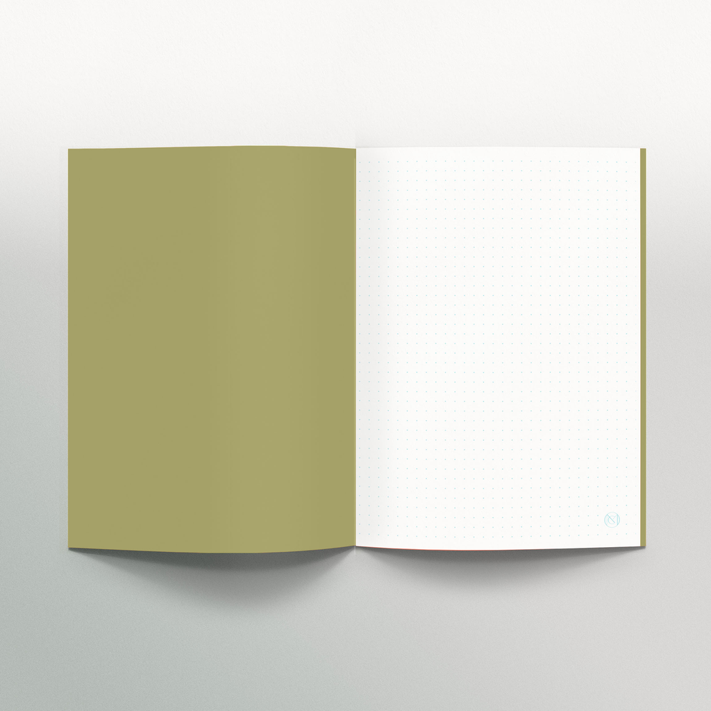 An In Season Abricots du Valais A5 Dot Grid Notebook from modern stationery brand Common Modern