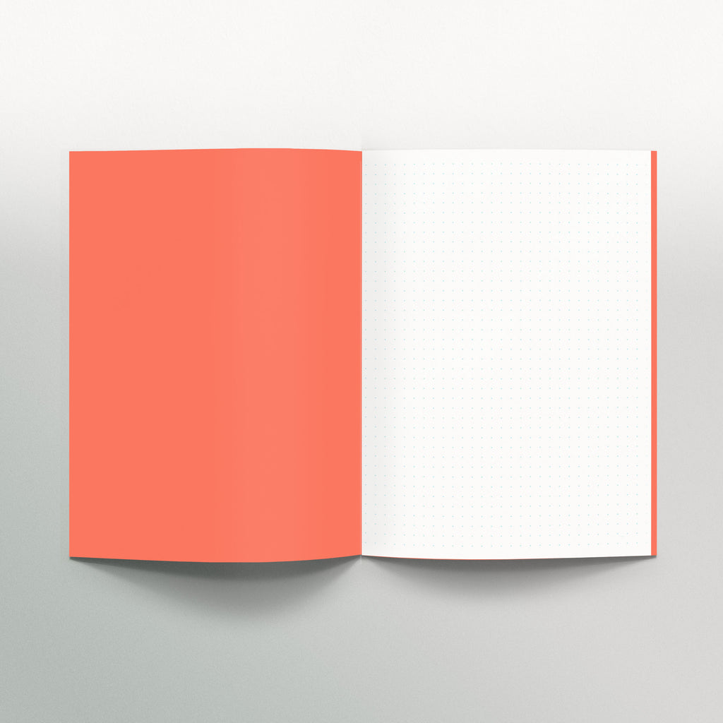 A Ginkgo Pop No. 3 A5 Dot Grid Notebook from modern stationery brand Common Modern