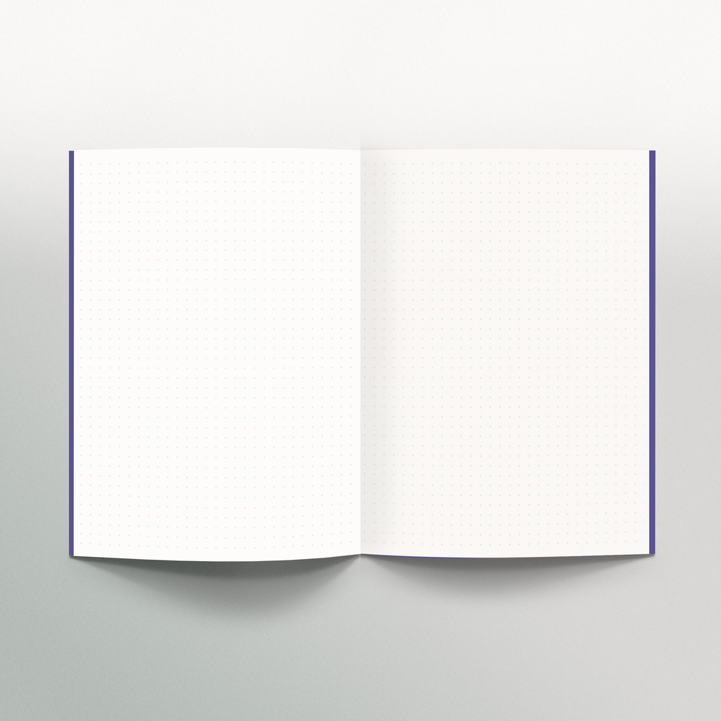 A Ginkgo Pop A5 Dot Grid Notebook from modern stationery brand Common Modern